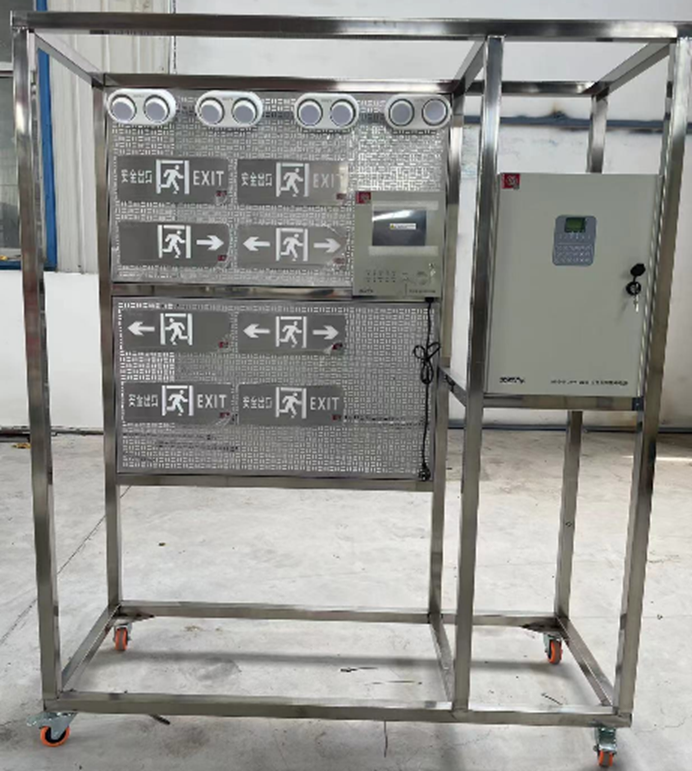 消防照明與疏散指示實(shí)訓(xùn)臺(tái)